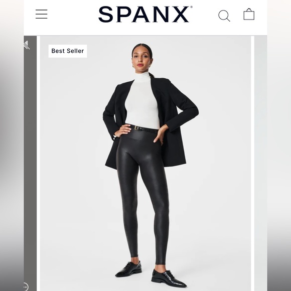 SPANX Bestselling Faux Leather Pants - Picture 5 of 5